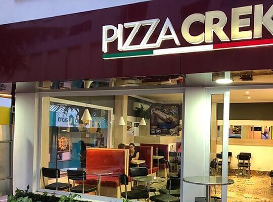 Franquia de pizzaria - Pizza Crek