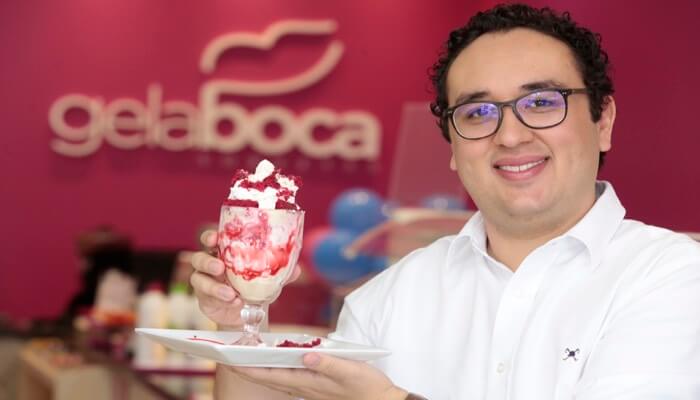 Tiago da Gela Boca, a franquia de supermercado de sorvete