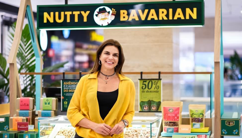 Adriana Auriemo da franquia de castanhas Nutty Bavarian
