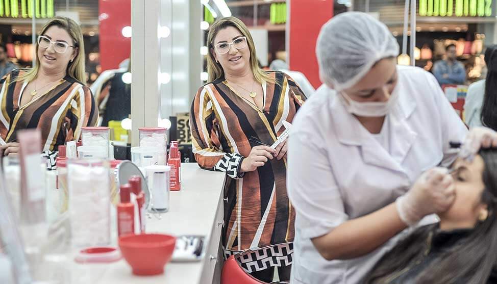 embelezamento do olhar