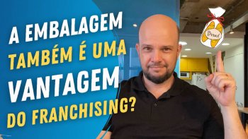 capa do vídeo embalagem é uma vantagem do franchising
