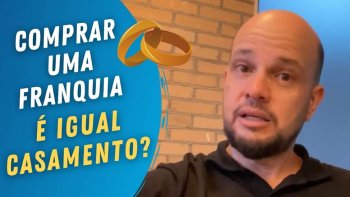 capa do vídeo franquia é igual casamento