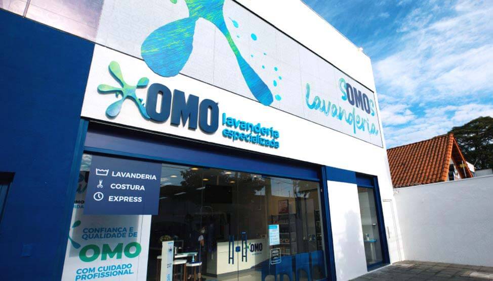 omo lavanderia apresenta modelos de negócios