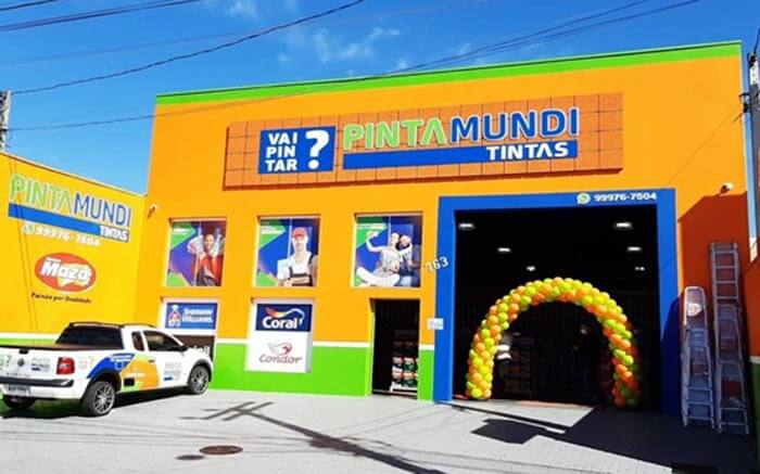 baixo investimento é com a franquia Pinta Mundi Tintas