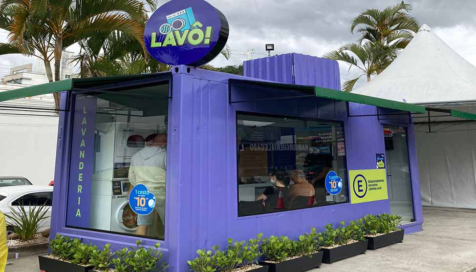 rede de lavanderias Lavô
