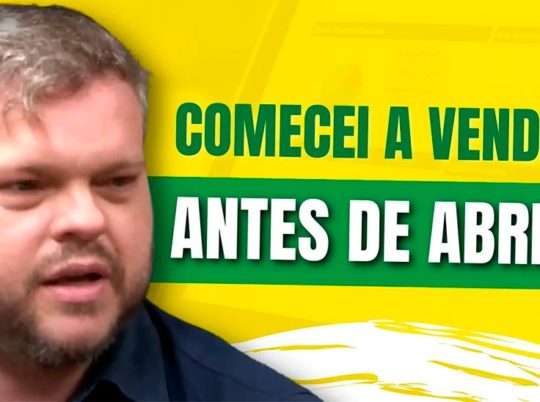 Comecei a vender antes de abrir a franquia