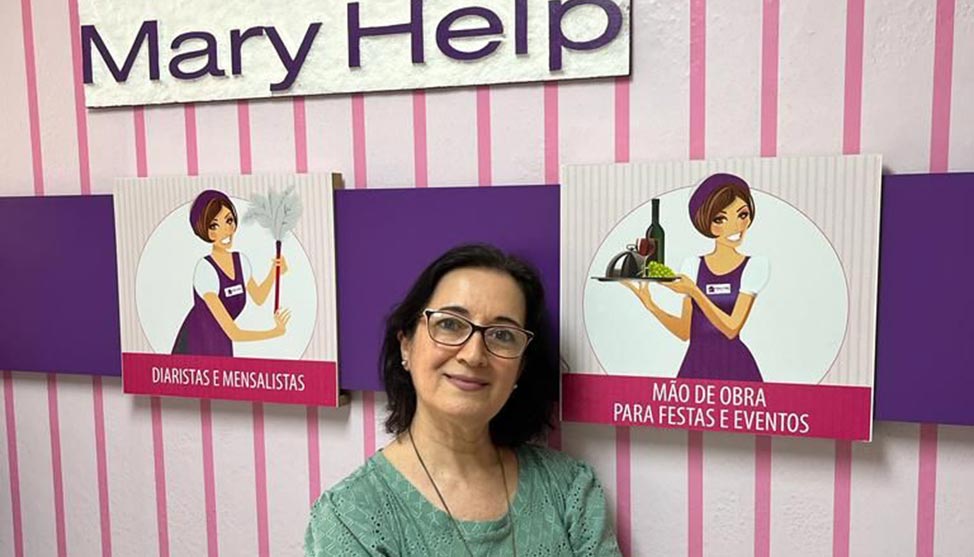Ela deixou a psicologia para se tornar a primeira franqueada da Mary Help