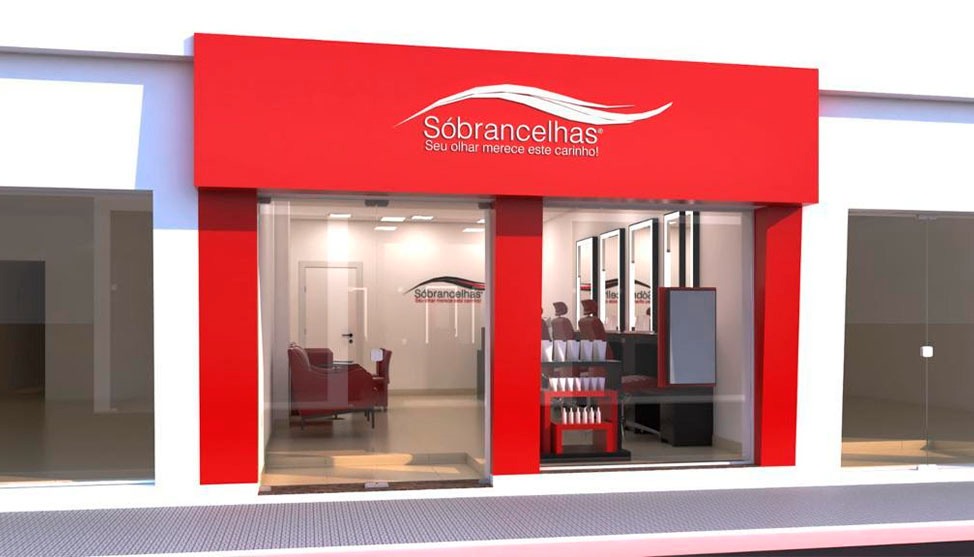 fachada franquia sóbrancelhas