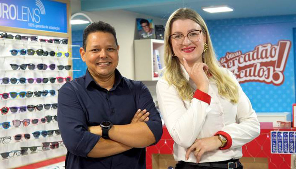 Queria abrir franquia com irmão, levou um ‘não’; hoje fatura R$ 1,7 mi com lojas do Mercadão dos Óculos
