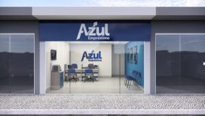 Azul Empréstimo rede de franquias de crédito chega a marca de mil unidades.