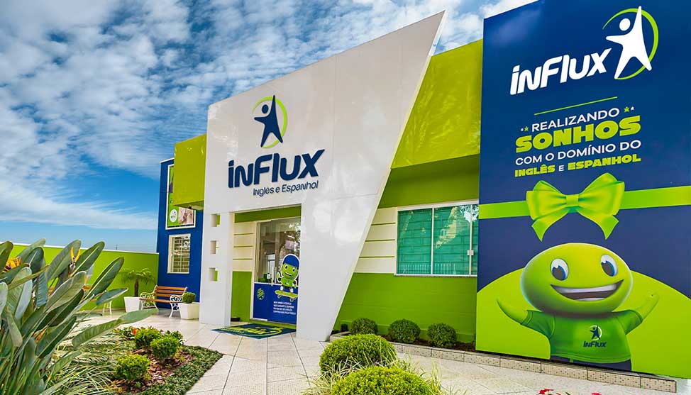 Rede de Idiomas Influx, planjea expansão em 10% para 2026