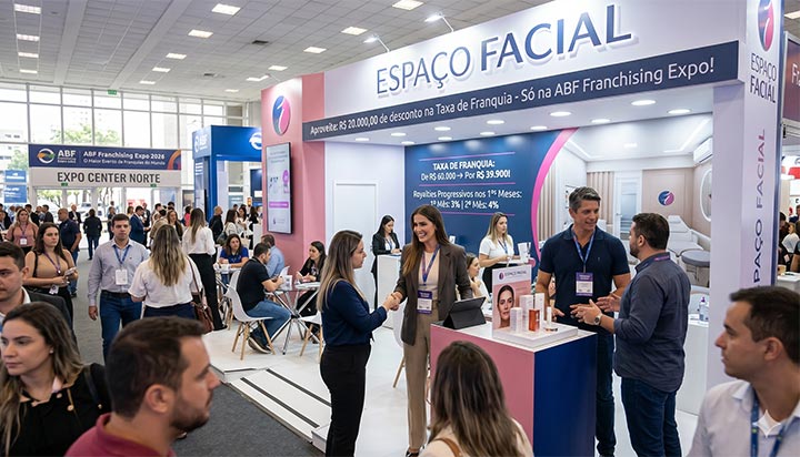 Franquia Espaço Facial irá participar da ABF Expo 2026